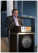 Der 1. Vorsitzende Torsten Haase auf der Abiturentlassungsfeier 2011